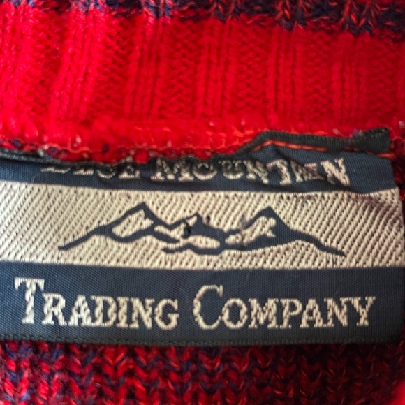 Vintage 1980’s SUPER Soft Blue Mountain Mock Turtleneck Unisex Swearer - XL - Picture 9 of 9